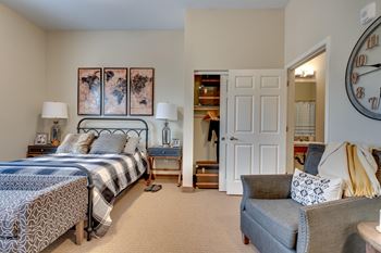 Spacious closets